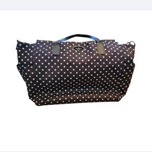 KATE SPADE Polka Dots Blue & White Nylon Adaira Baby Diaper Bag